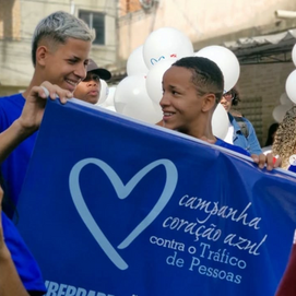 Campanha Coração Azul, a luta contra o tráfico de pessoas