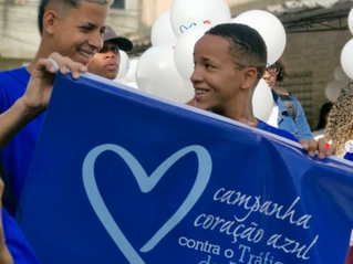 Campanha Coração Azul, a luta contra o tráfico de pessoas