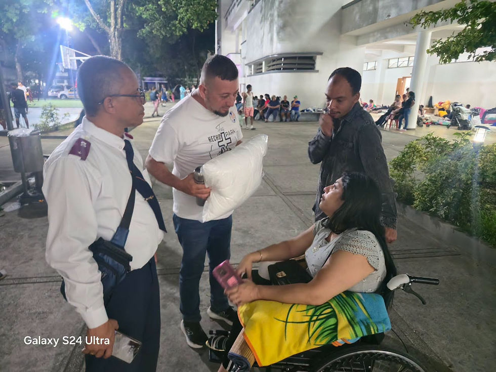 O Exército de Salvação leva ajuda à Venezuela após terremotos