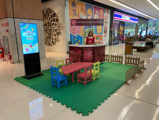 O Exército de Salvação participa de iniciativa "Colorindo o Bem" em Shopping de São Paulo