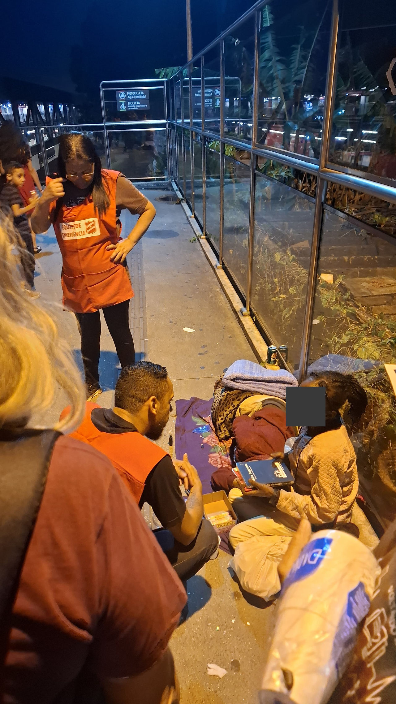 Distribuição de alimentos em São Miguel Paulista