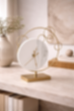 orologio in marmo da appoggio