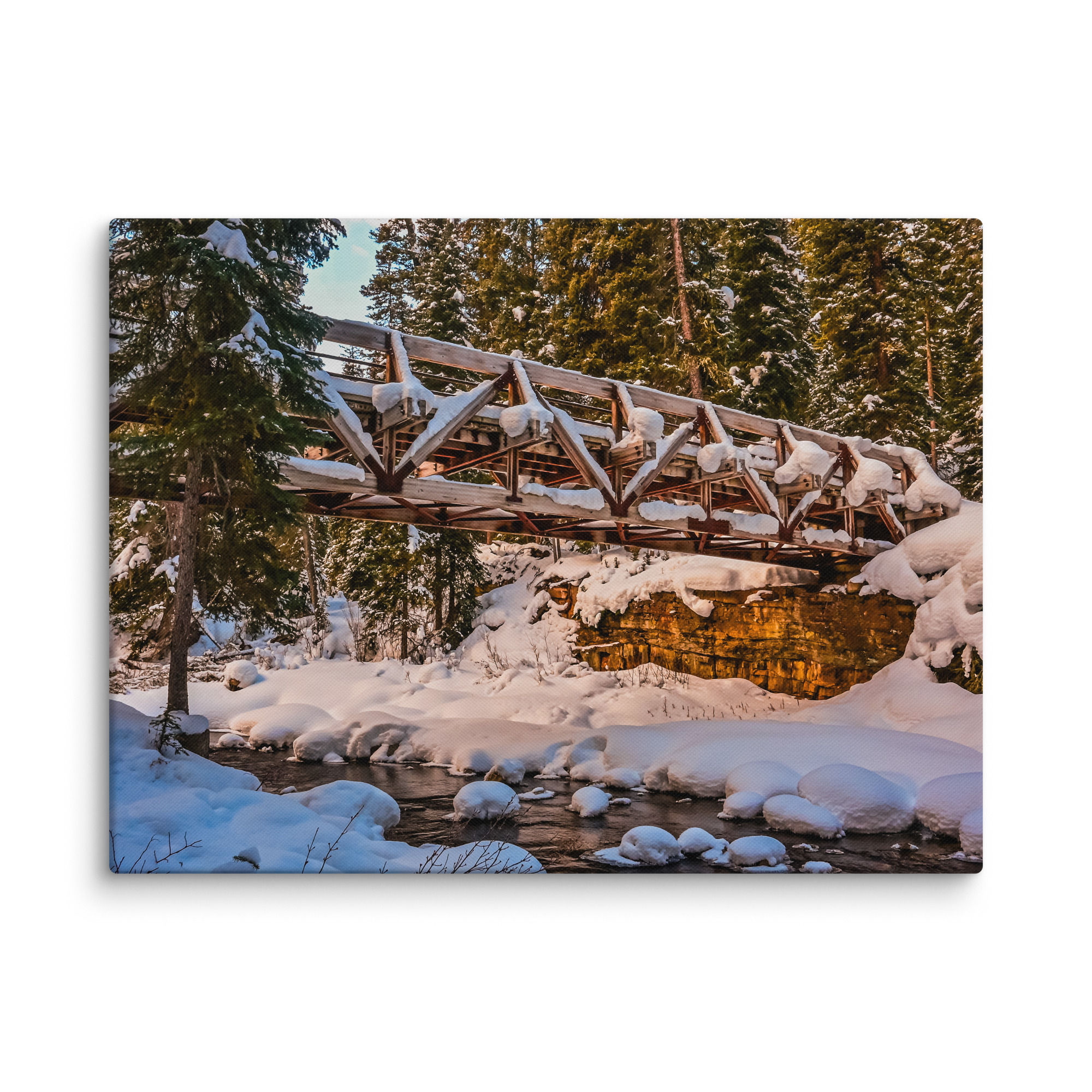 Sunkissed Ousel Bridge - Gallery Wrapped Canvas