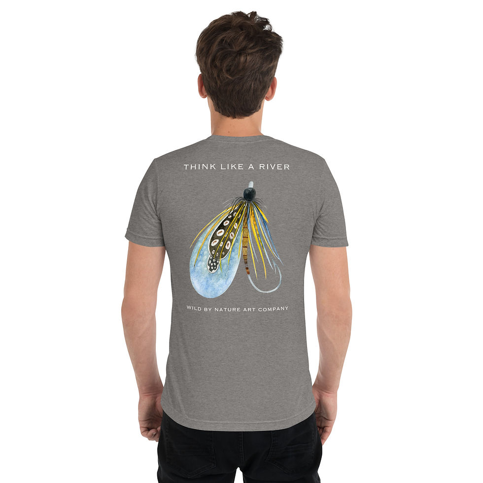 Thumbnail: Think like a River - Short sleeve t-shirt