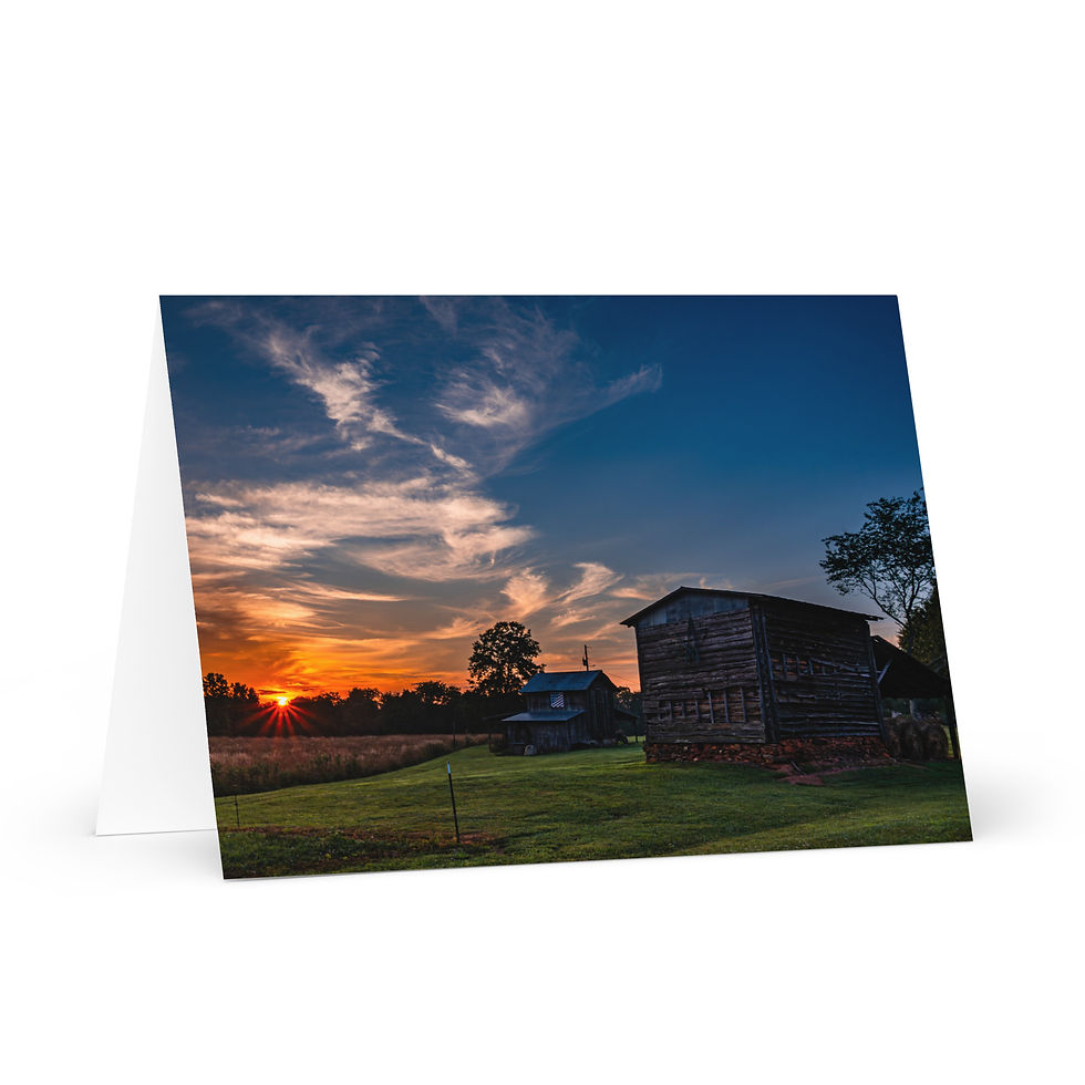 Surry Morning Sunrise - Greeting Card
