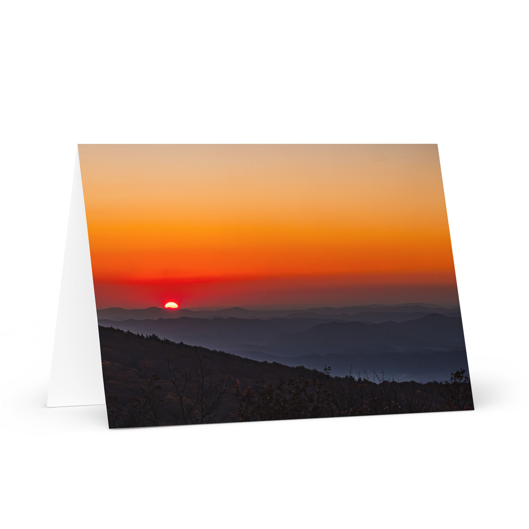 Linn Cove Sunrise - Greeting Card
