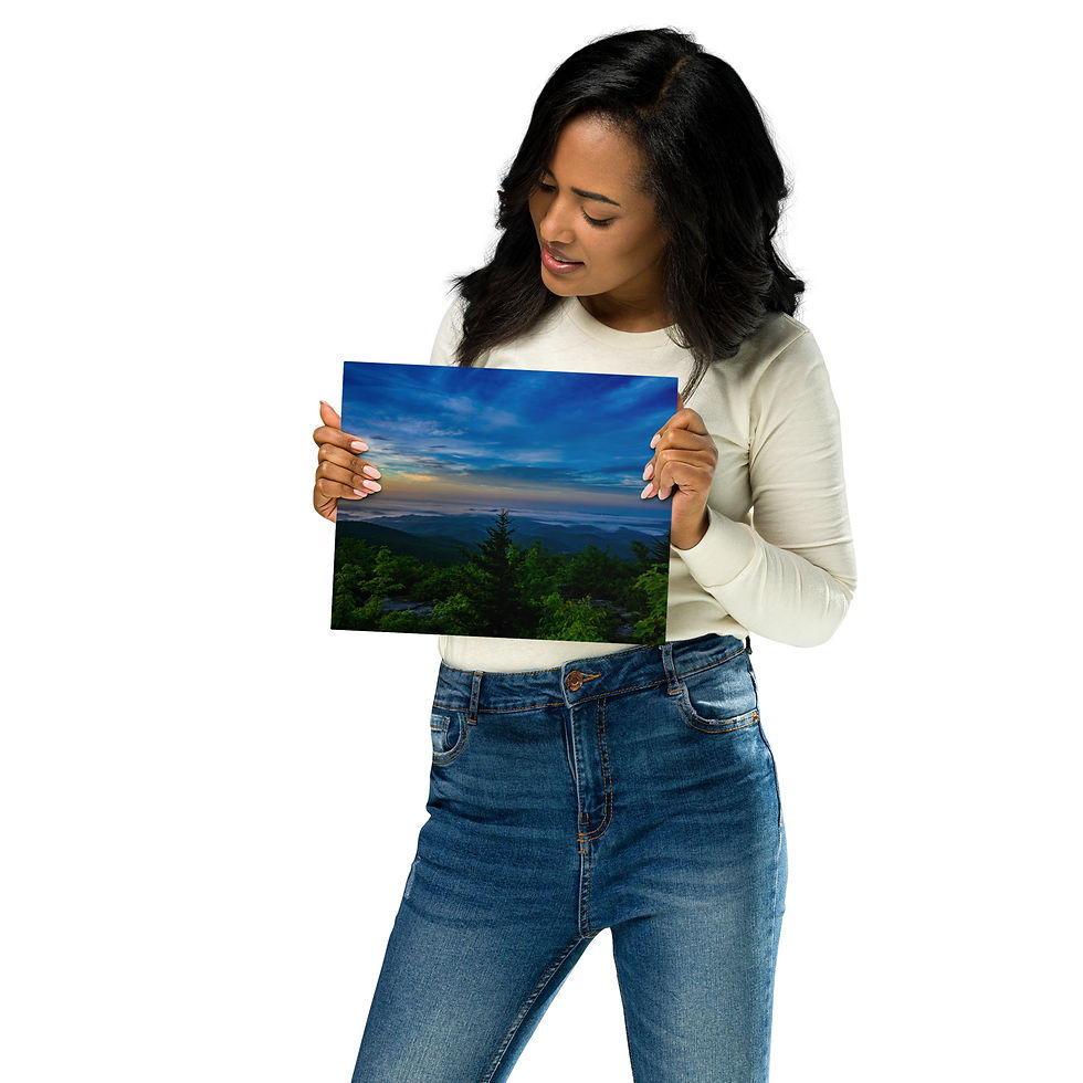 Thumbnail: Blue Ridge Sunrise - Metal prints