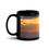 Thumbnail: Snowy Morning Spotlight - Black glossy mug