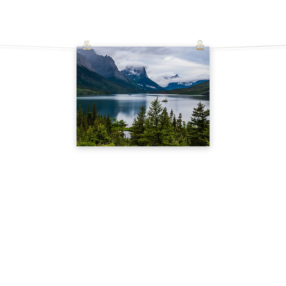 Thumbnail: Glacier Cloud Inversion - Fine Art Print