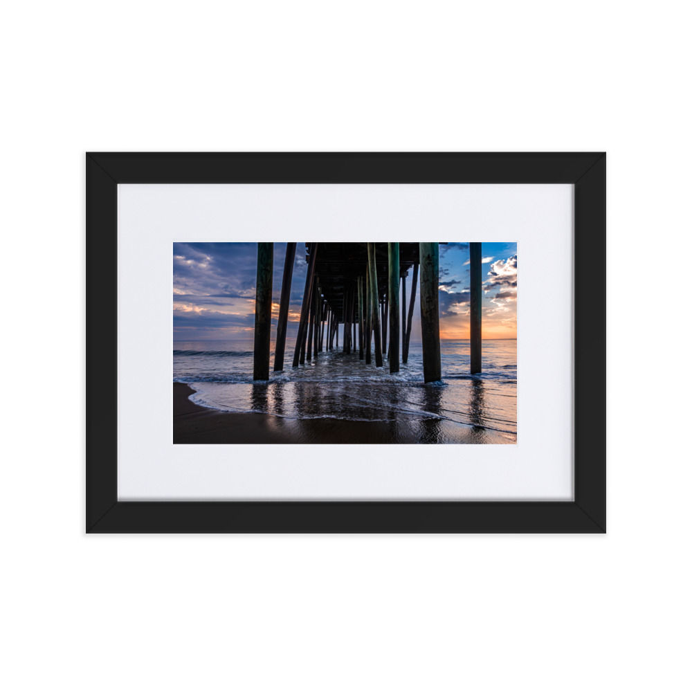 Kitty Hawk First Light - Framed Print with Mat