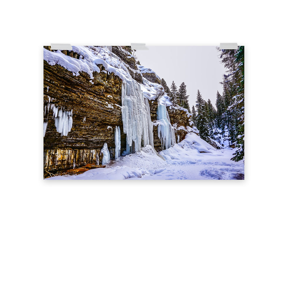 Thumbnail: Frozen Ousel Falls - Fine Art Print