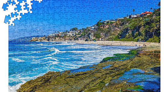 1000 Step Beach - Jigsaw puzzle