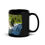Thumbnail: Mesa Morning Rainbow- Black glossy mug