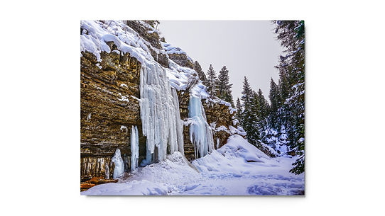 Frozen Ousel Falls - Metal prints