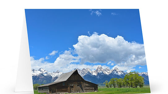 Moulton Barn - Greeting Card