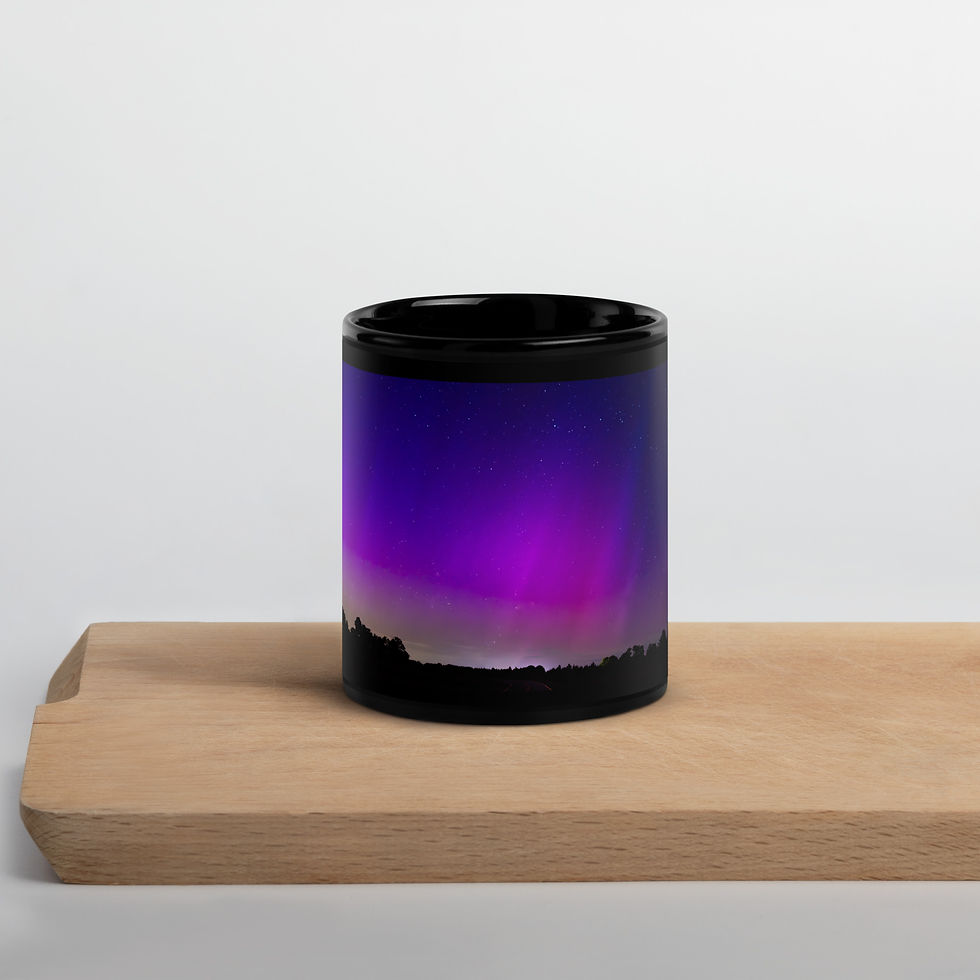 Thumbnail: Yadkin County Blues - Black glossy mug