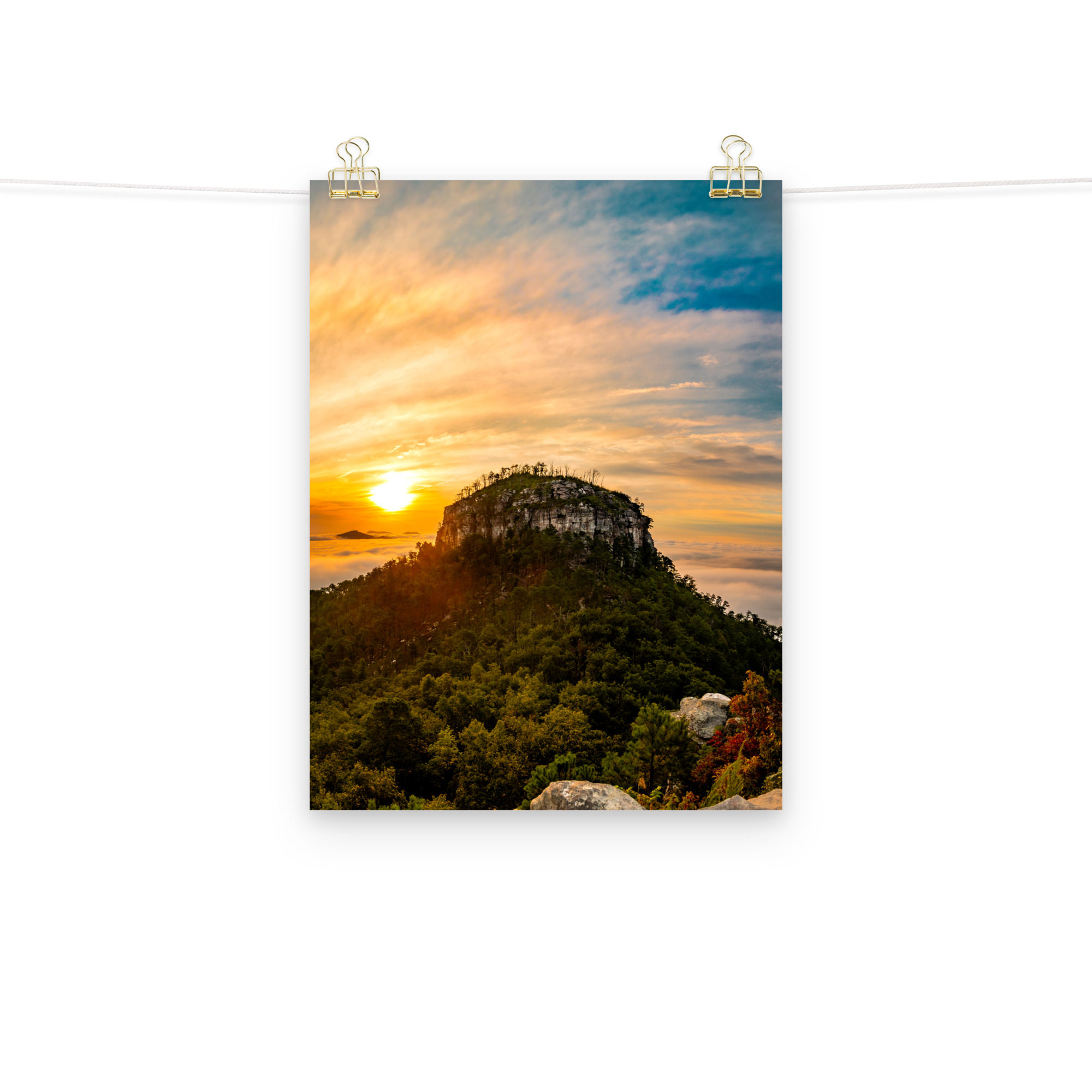 Pilot Mountain Sunrise - Fine Art Print