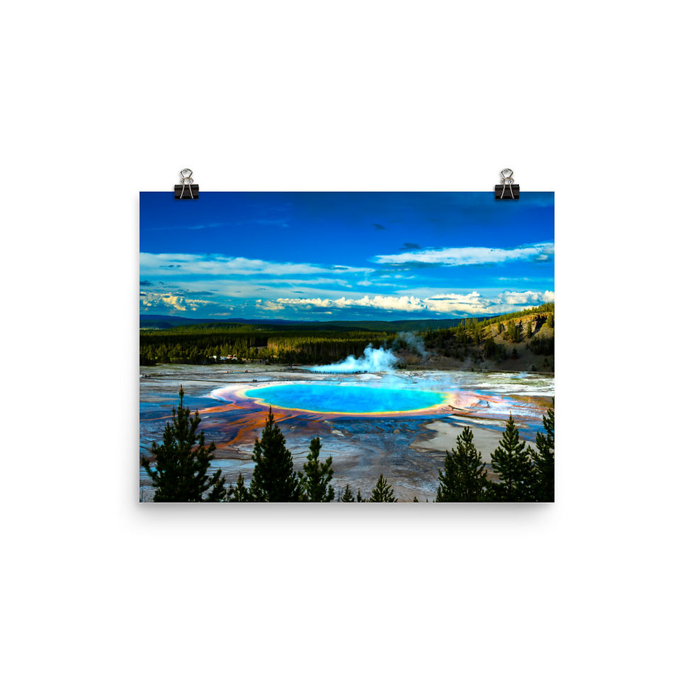 Thumbnail: Grand Prismatic Hot Spring - Fine Art Print