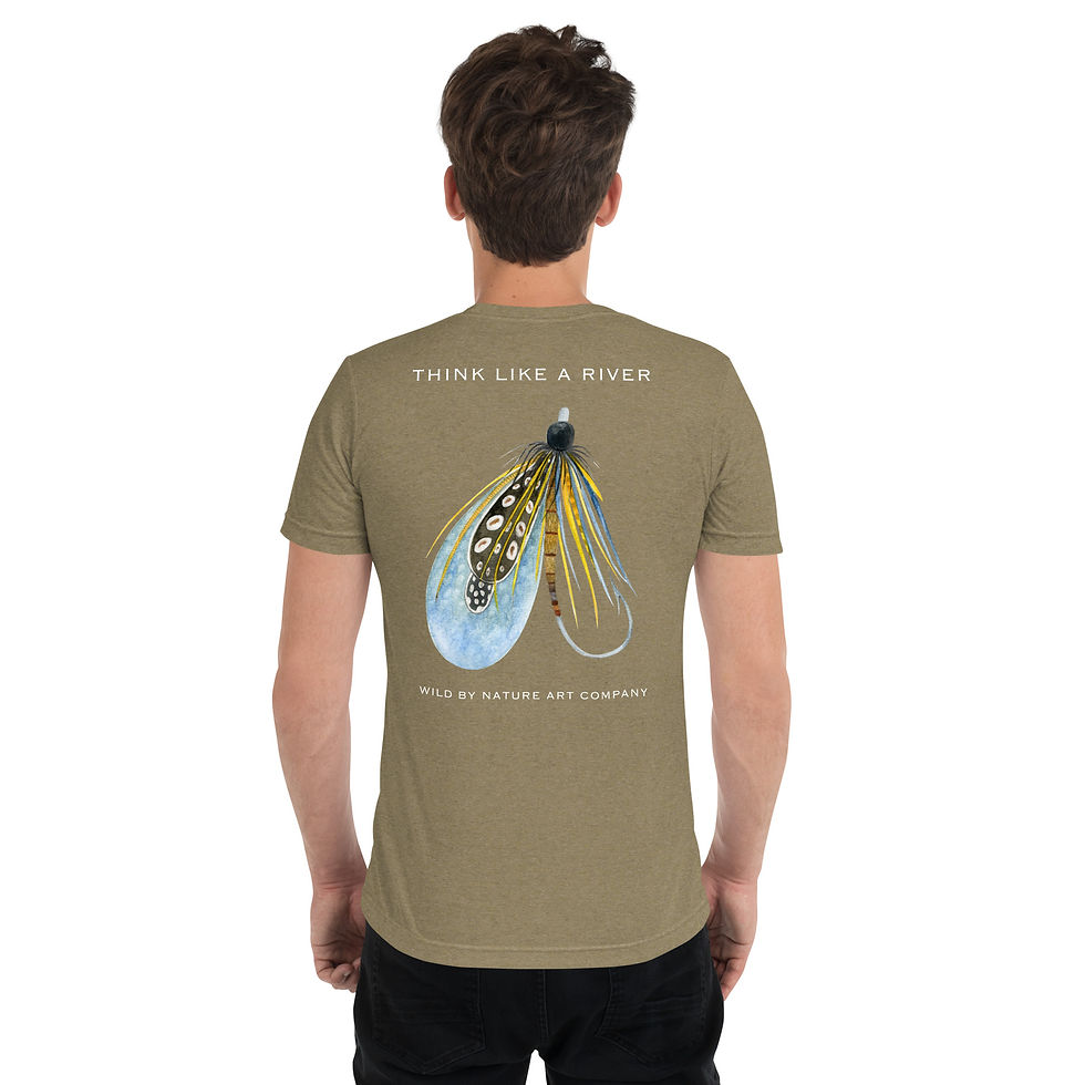 Thumbnail: Think like a River - Short sleeve t-shirt