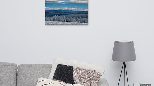 Clear to the Tetons - Gallery Wrapped Canvas