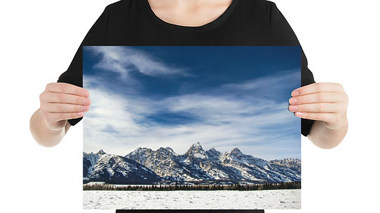 Winter in the Tetons - Fine Art Print