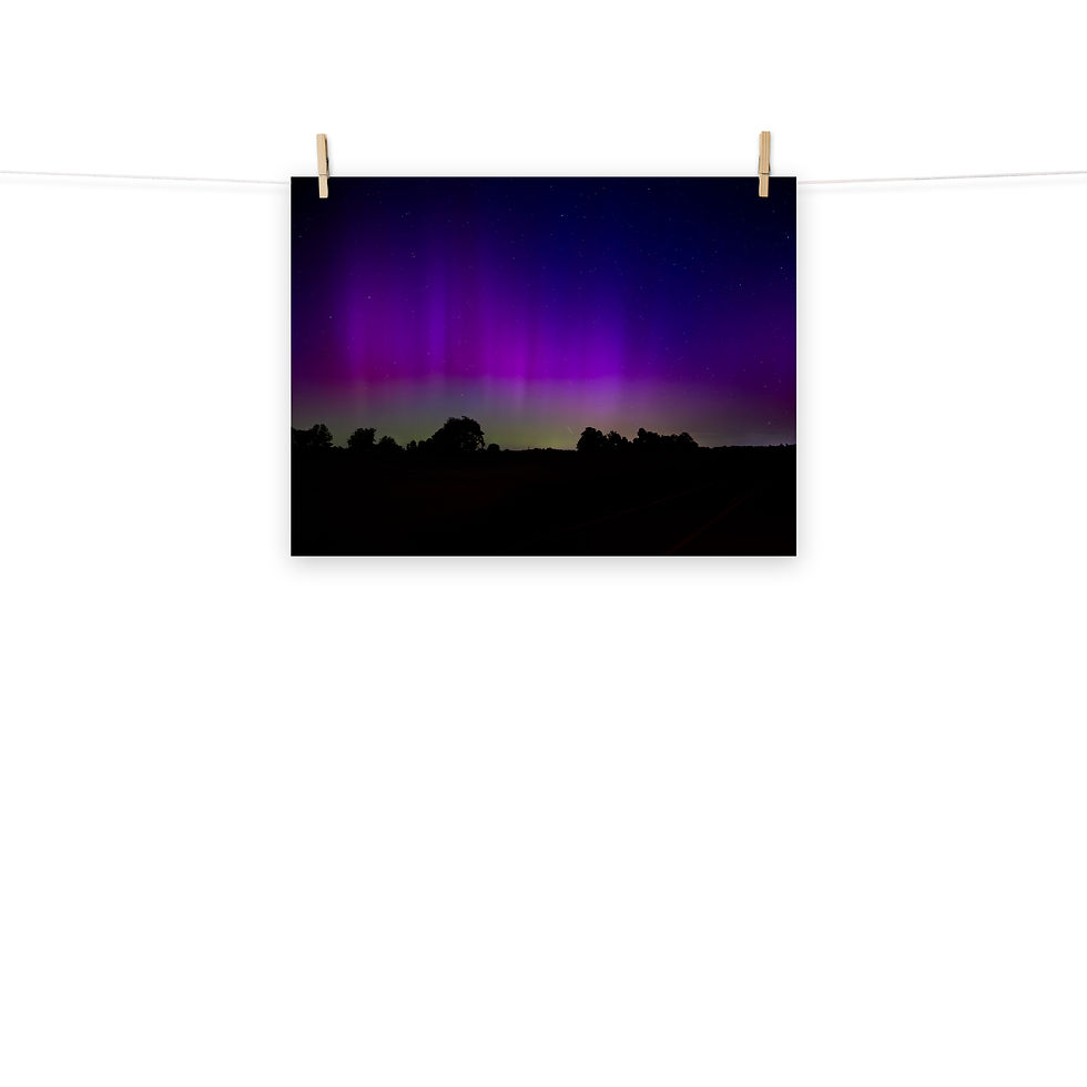 Thumbnail: Blue Curtains - Fine Art Print