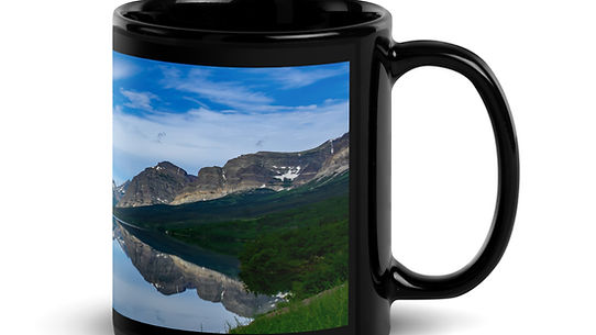 St. Mary Reflections - Black glossy mug