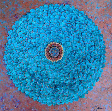 ScottsdaleLocalArtists MixedMediaArt  BougainvilleaBlooms floralart acrylicart
