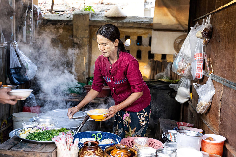 Myanmar - Le chemin de l'âme à Bifnocho - Marché - @ Eran Mangel