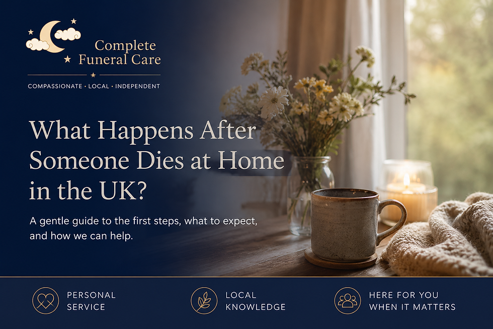 What Happens After Someone Dies at Home in the UK?
