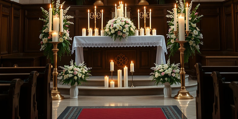 Candles on the Altar