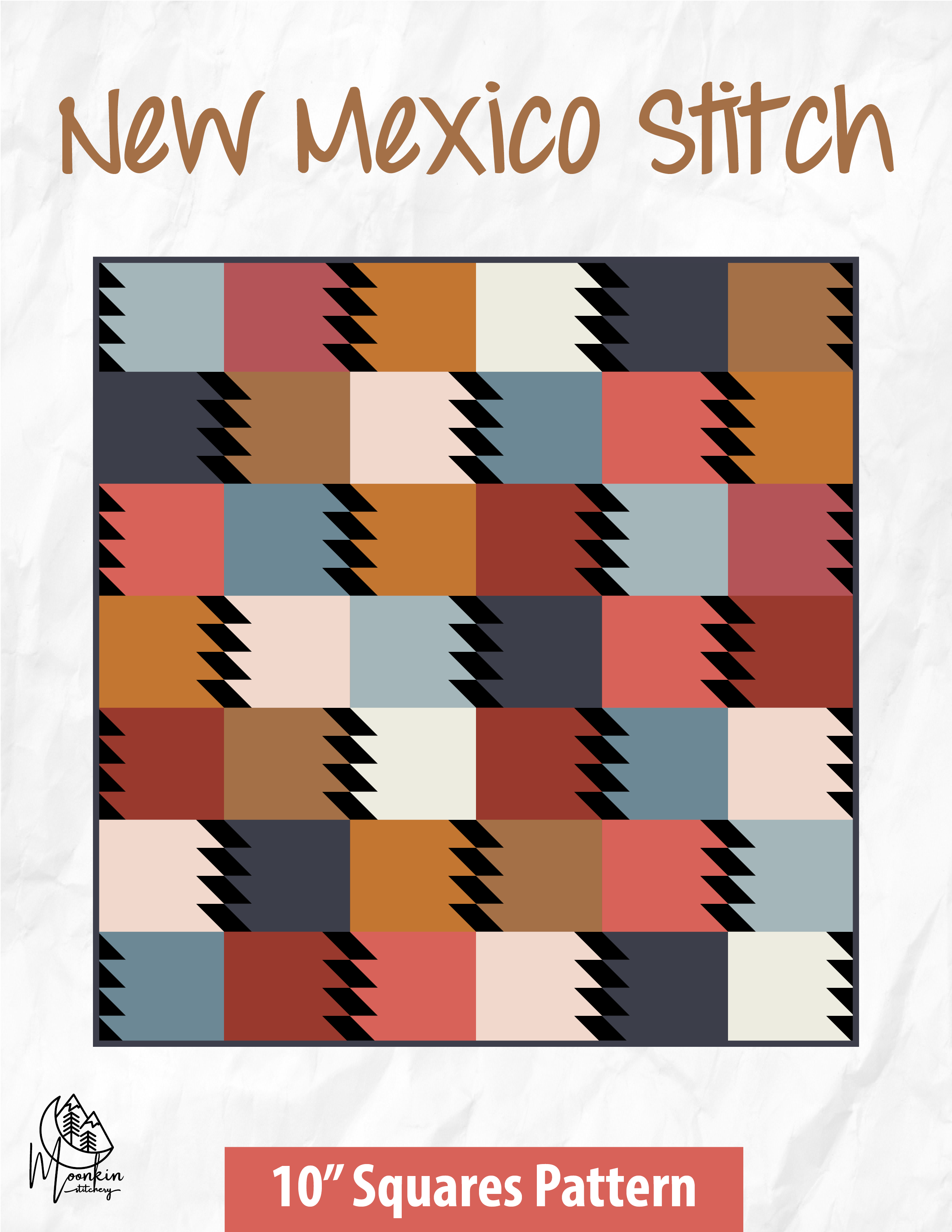 New Mexico Stitch | 10" Square Pattern