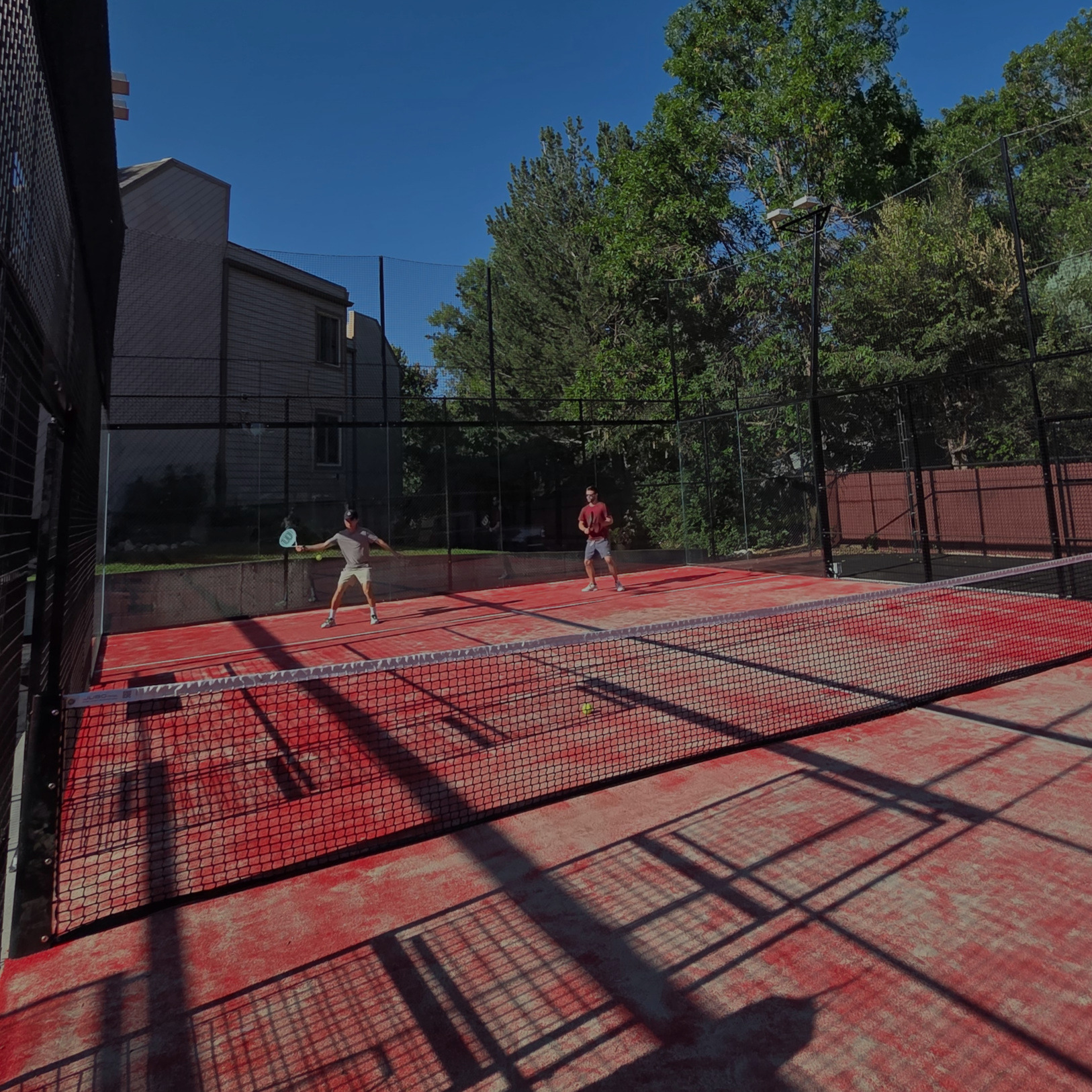 Denver Racquets Club outdoor padel courts in Lakewood, Colorado
