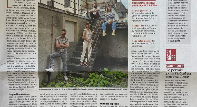 Article le Journal du Jura