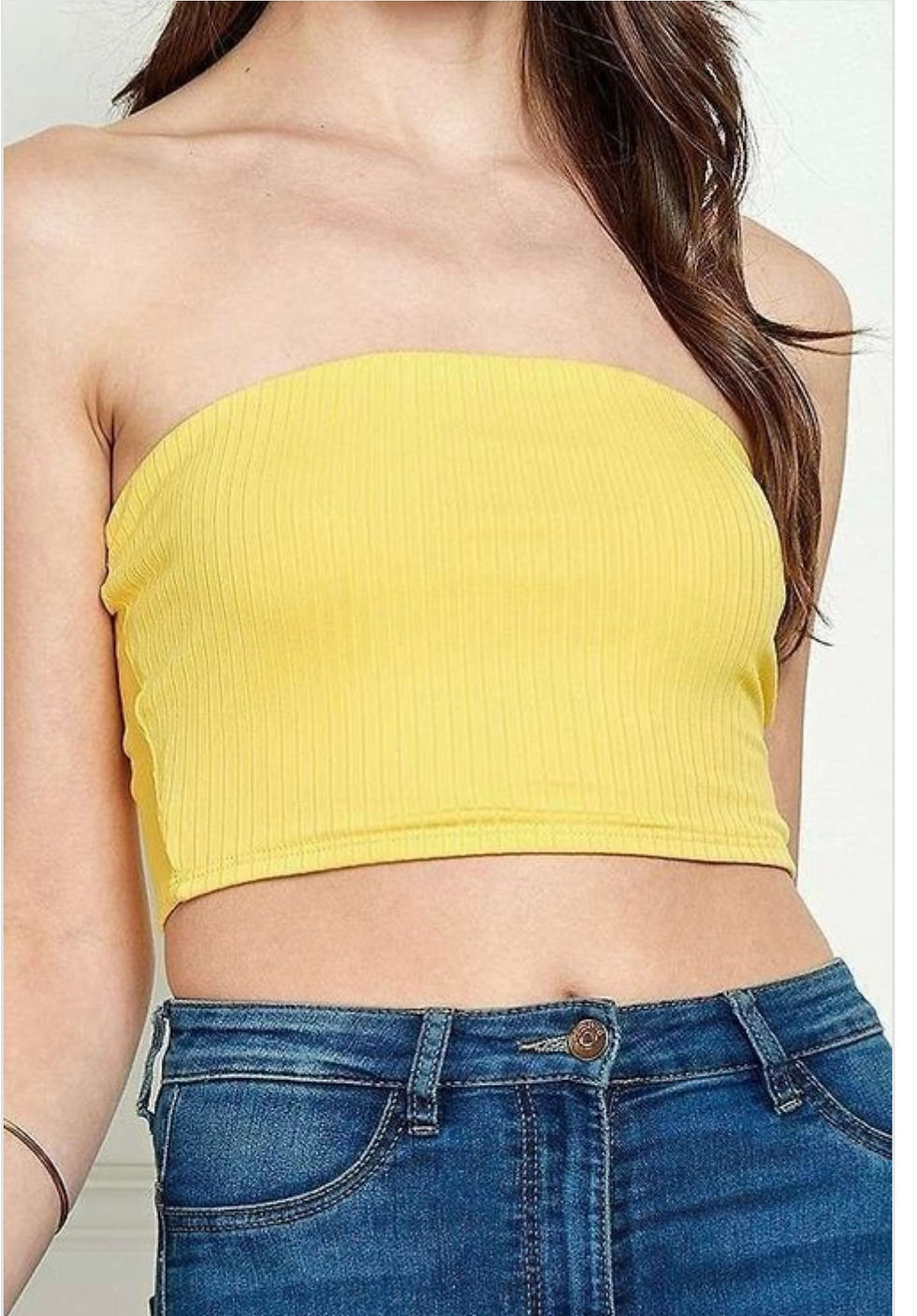 Thumbnail: Double Layered Rib Tube Top