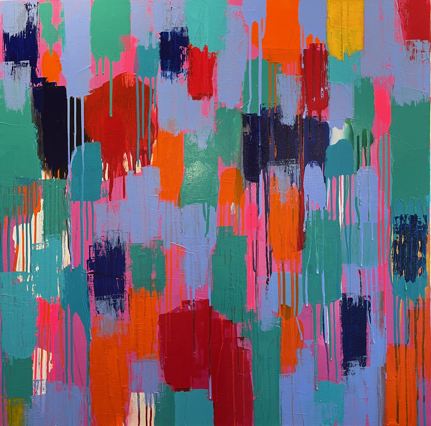 Buteo, 2023 - Acrylic on canvas 91x91cm