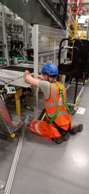 HSG staff member at work