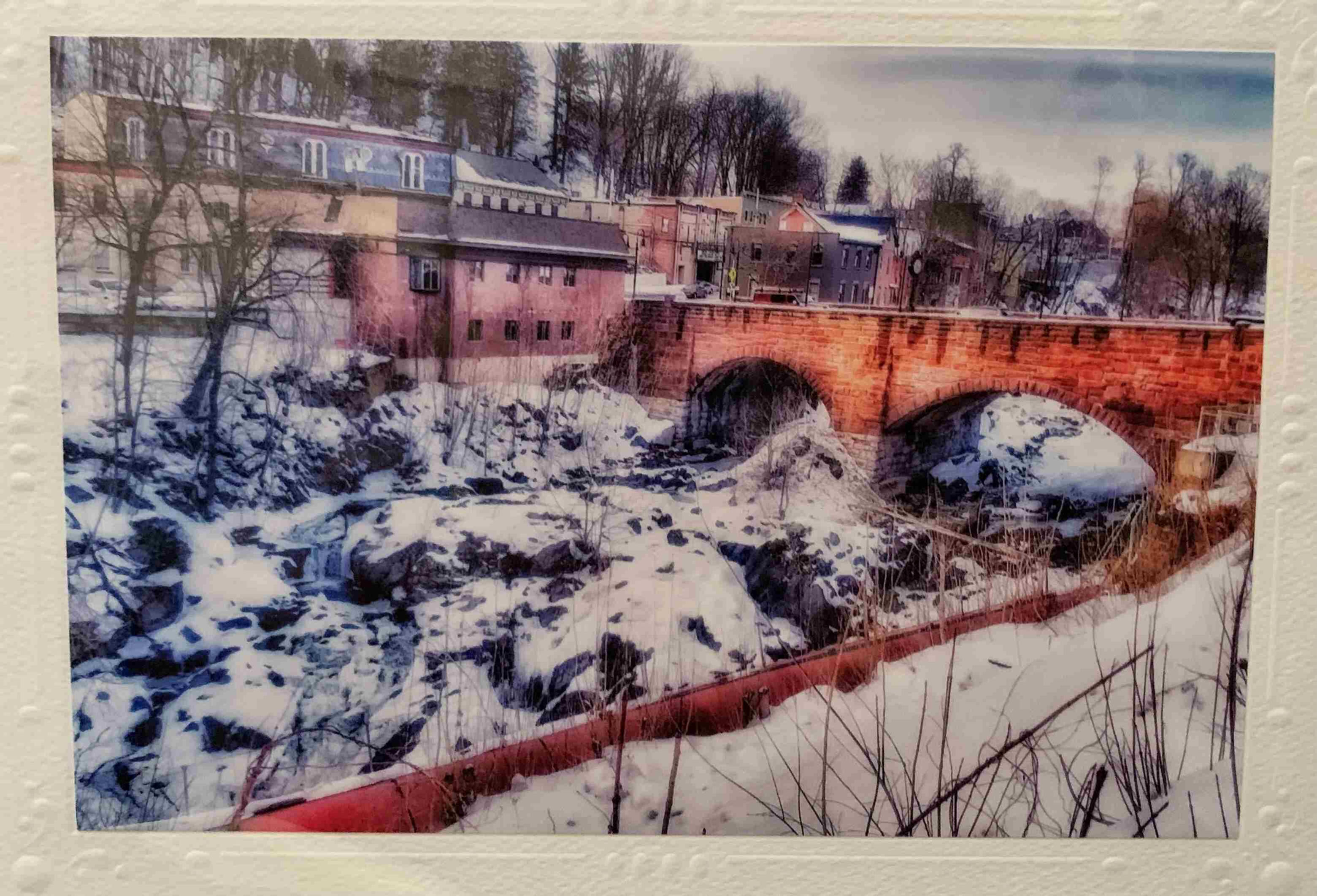 Stone Bridge & Penstock ~ card or print