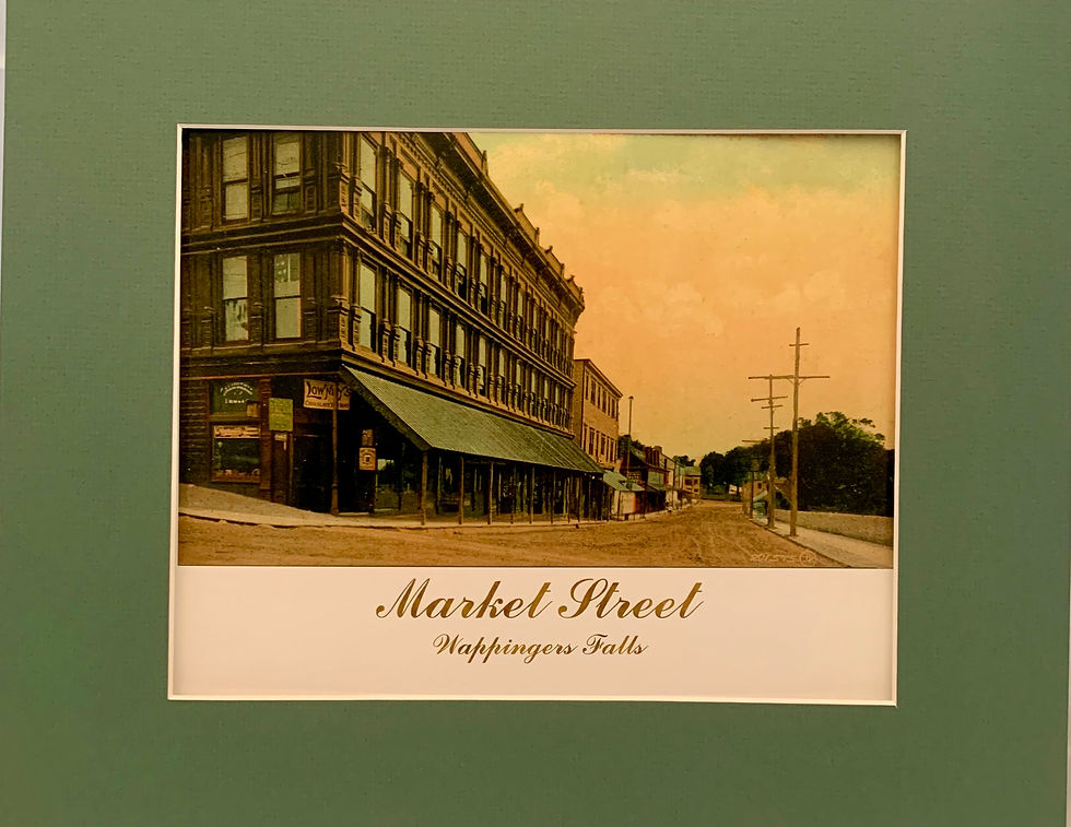 Market Street ~ Vintage Postcard Print