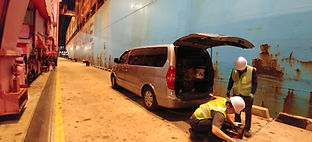 Lotus repair at port