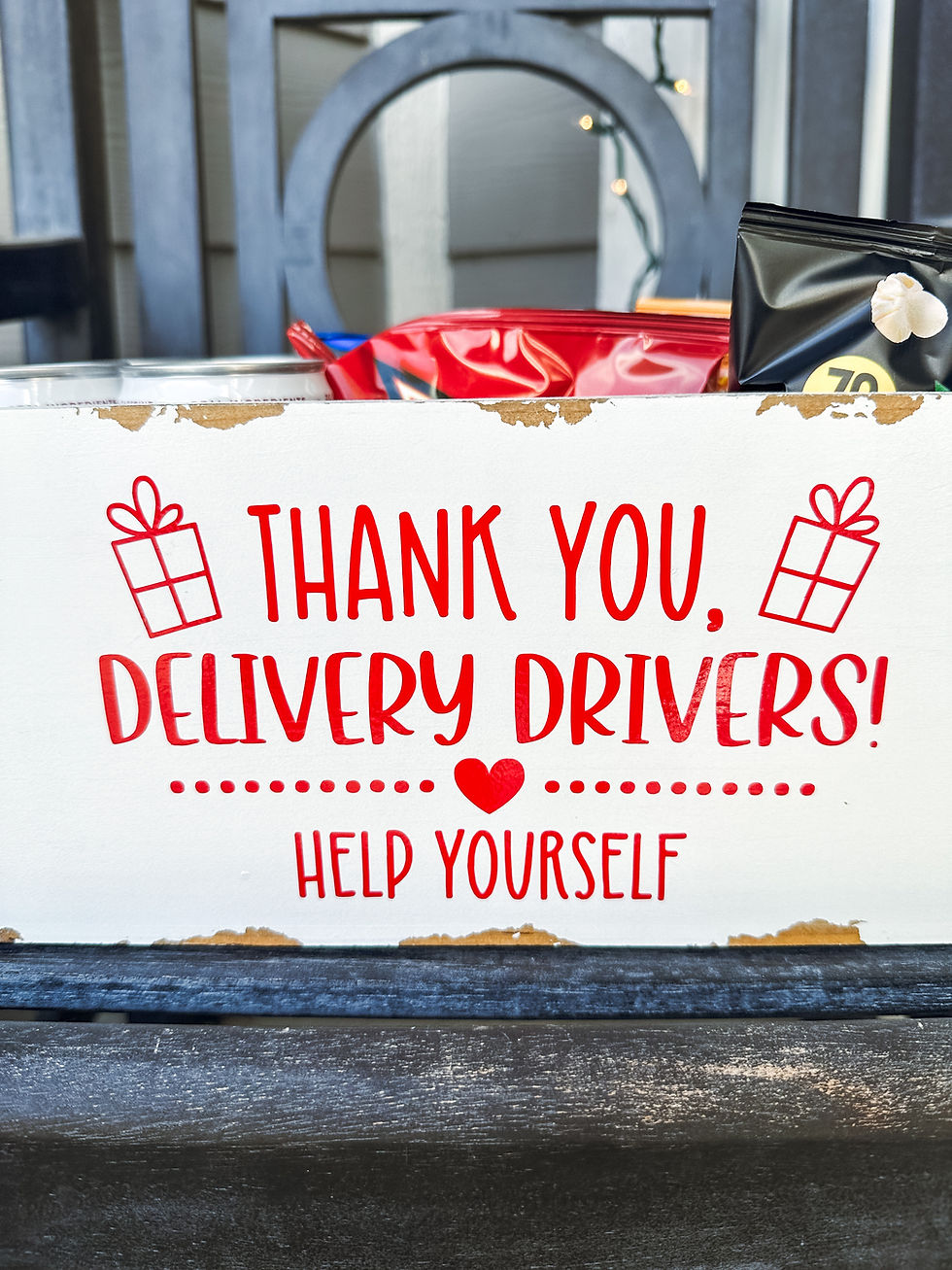 Thumbnail: Delivery Driver Thank You Decal