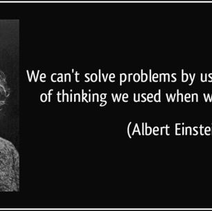 The difference between creating and solving problems