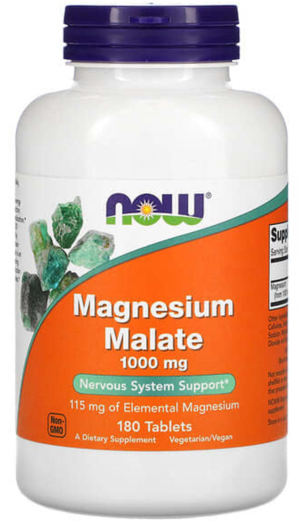 Magnesium Malate, 1,000 mg, 180 Tablets