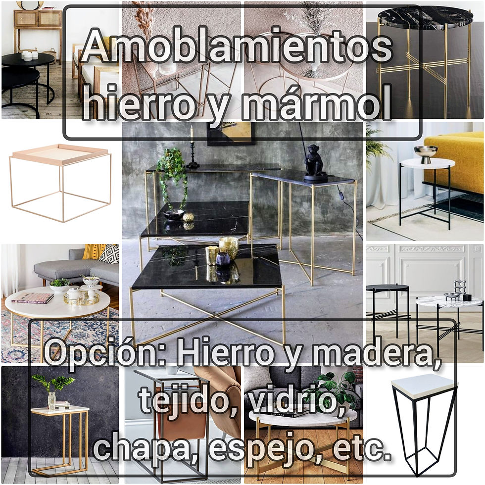Amoblamientos de Hierro y Mármol