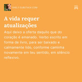 A vida requer atualizações
