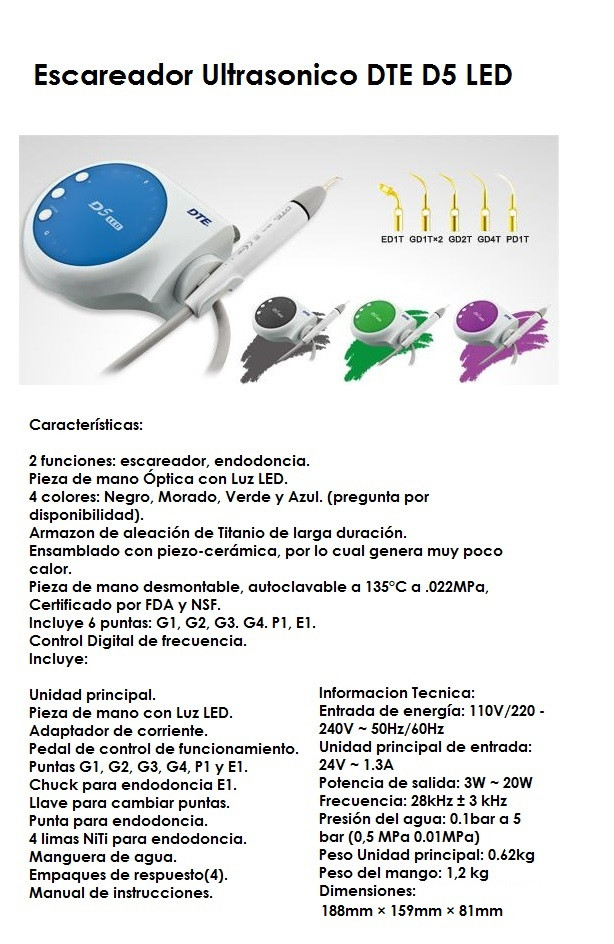 Miniatura: CAVITRON WOODPECKER DTE D5 LED Escareador