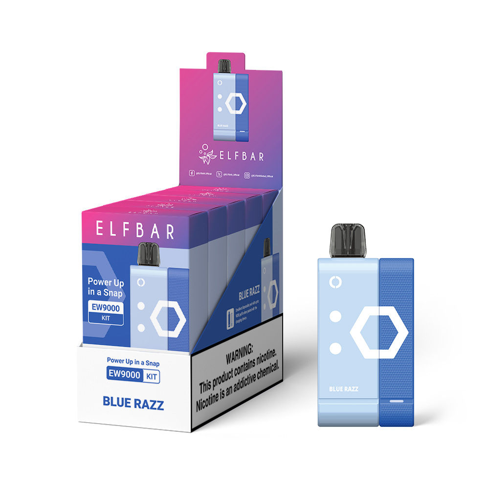 Elf Bar Vape 9000 Puff Blue Razz Disposable Vape with battery South Africa