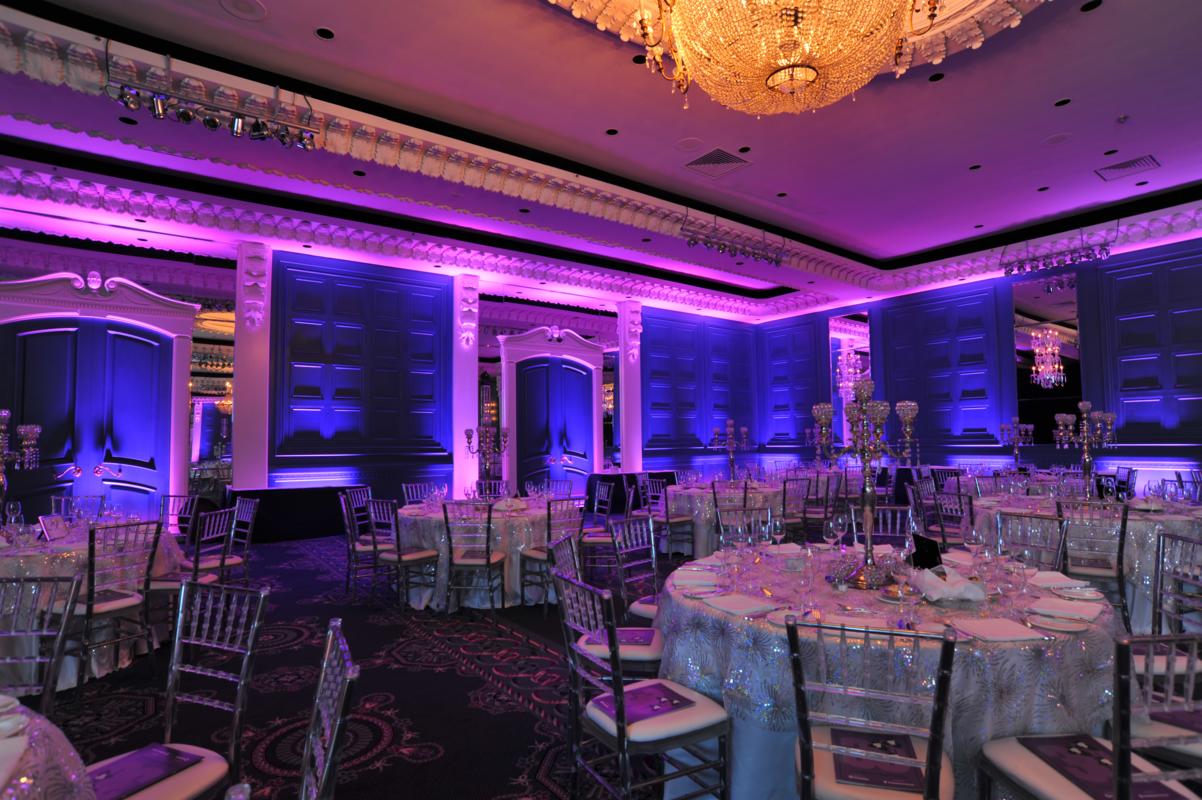 Fuscia Uplighting