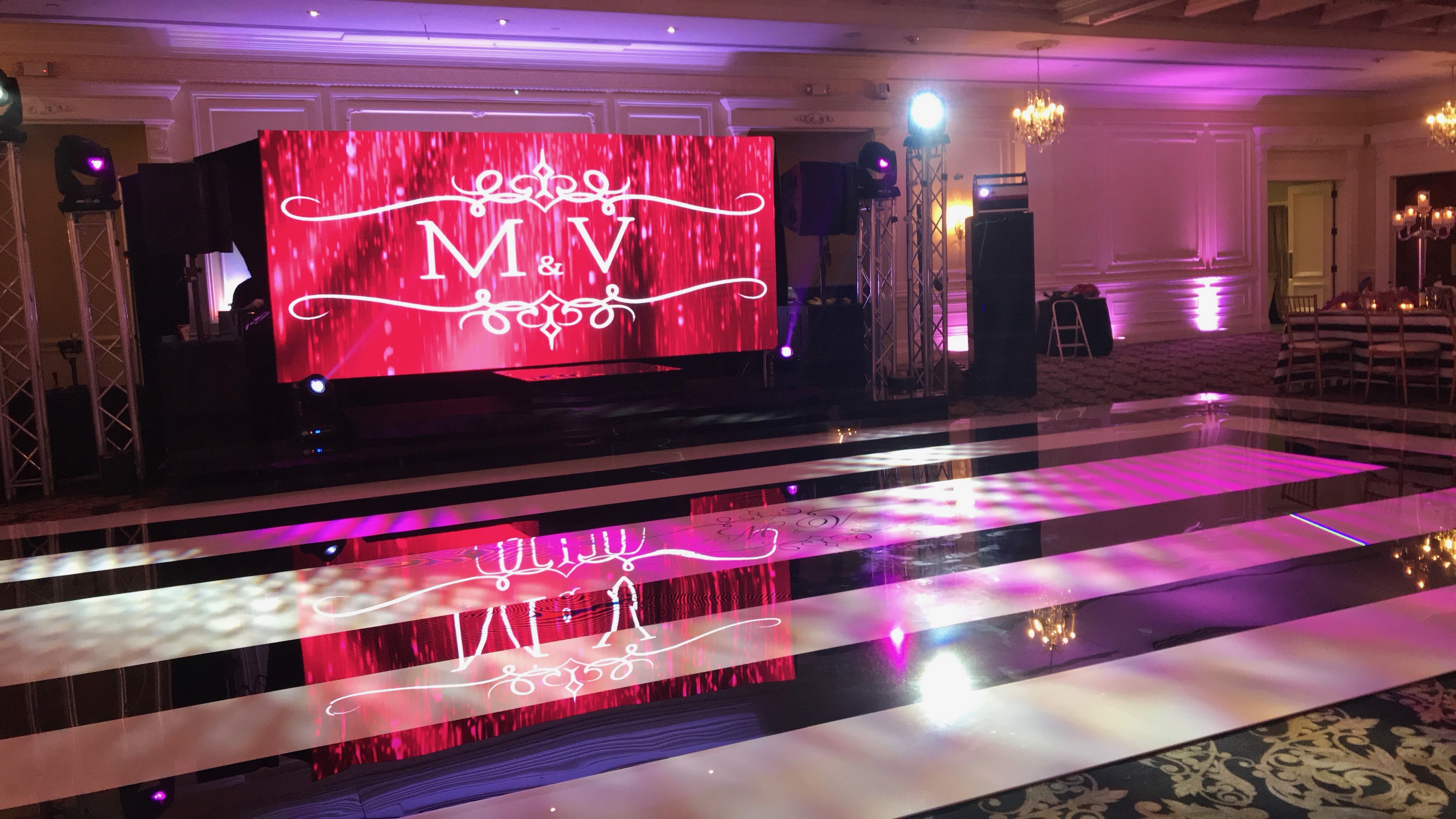 6.5' x 15' Led Screen for Sweet 16