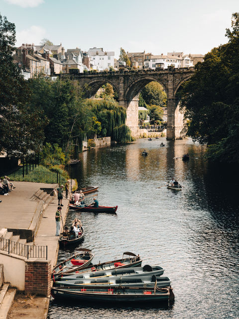 Boating on the River Nidd (Knaresborough)